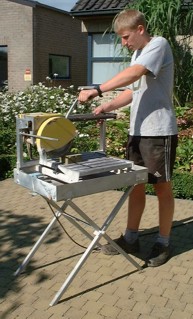 Watertafelzaagmachine voor tegels 40 cm